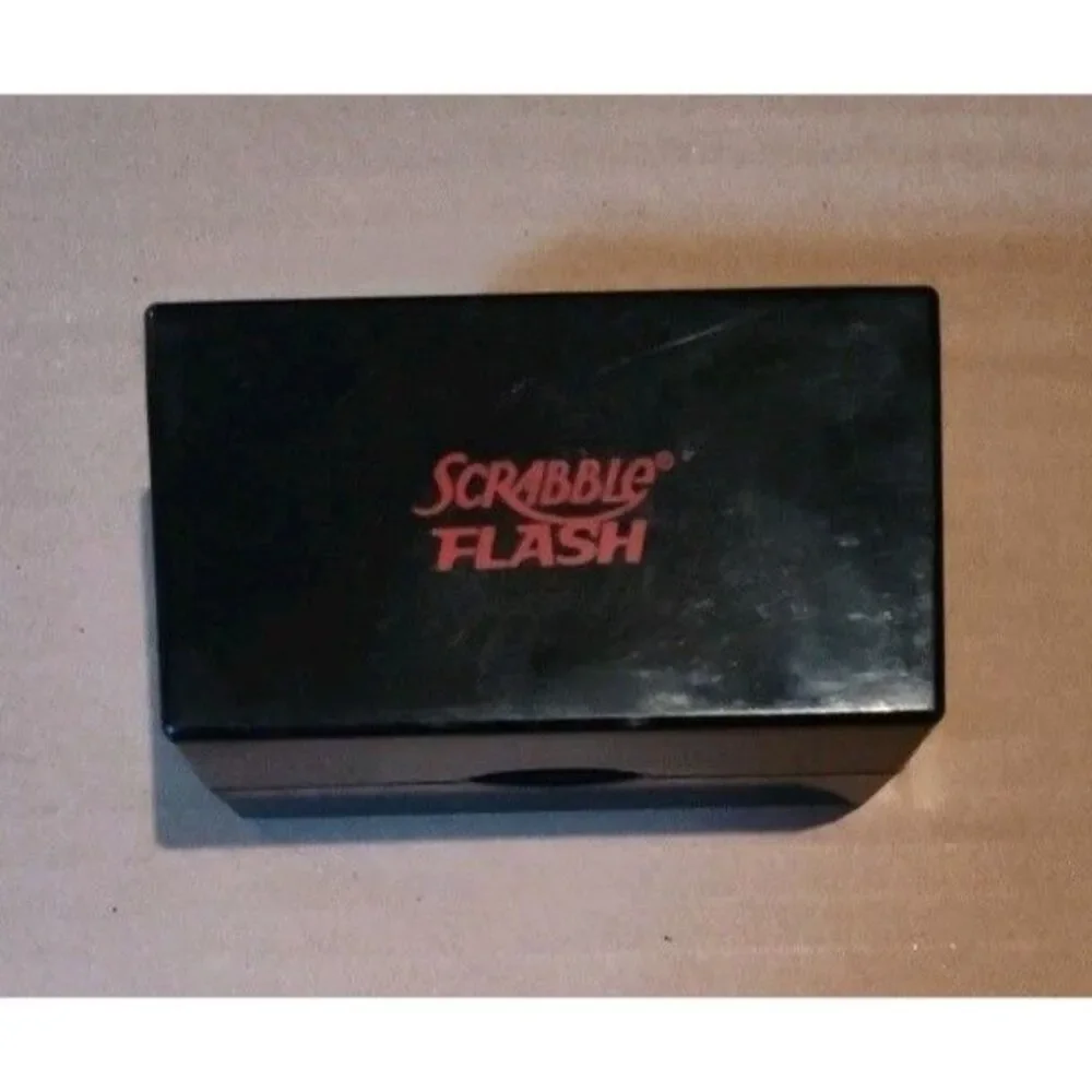 Hasbro Scrabble Flash Handheld Electronic Game Complete Tested EUC